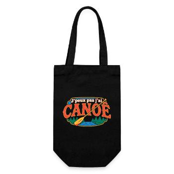J'peux pas j'ai CANOE Aventure - Sac à bouteille - noir - Devant
