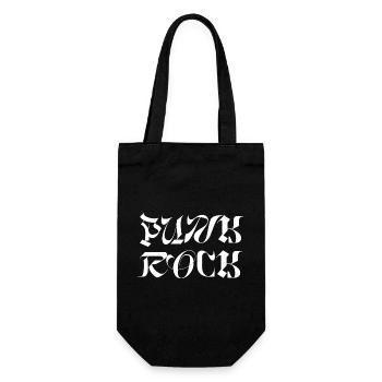 Logo punk rock - Sac à bouteille - noir - Devant
