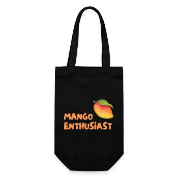 Mango Enthusiast Graphic - Geschenkbeutel für Flaschen - Schwarz - Vorne
