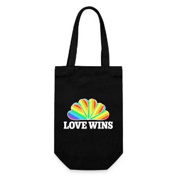Love Wins - Rainbow Statement Design - Sac à bouteille - noir - Devant