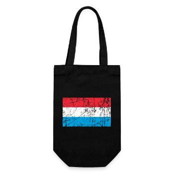 Luxembourg Luxemburg Luxembourg Fahne flag - Gift Bag for Bottles - black - Front