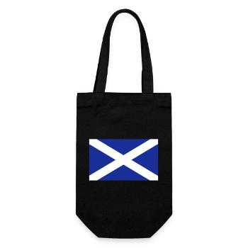 Scotland flag - Gift Bag for Bottles - black - Front