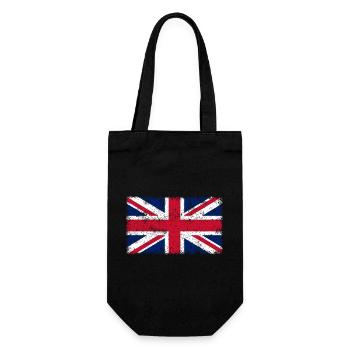 Großbritannien - Geschenkbeutel für Flaschen - Schwarz - Vorne