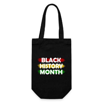 Black history month - Gift Bag for Bottles - black - Front