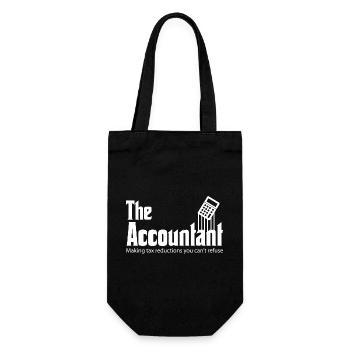 Comptable Drôle CPA Cadeau Comptable Humour Usurpation - Sac à bouteille - noir - Devant