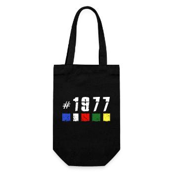 1977 anniversaire rétro vintage anniversaire NOUVEAU TIBET - Sac à bouteille - noir - Devant