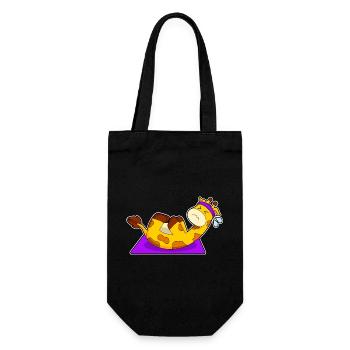 Giraffe Yoga Méditation Gymnastique - Sac à bouteille - noir - Devant