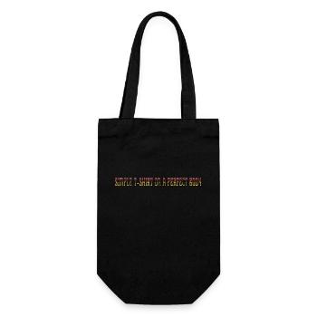 Simple T shirt perfect body - Gift Bag for Bottles - black - Front