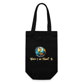 Il n’y a pas de planète B - Sac à bouteille - noir - Devant