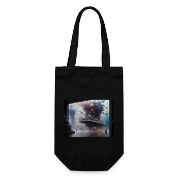 Journey in Actarus #20 - Gift Bag for Bottles - black - Front