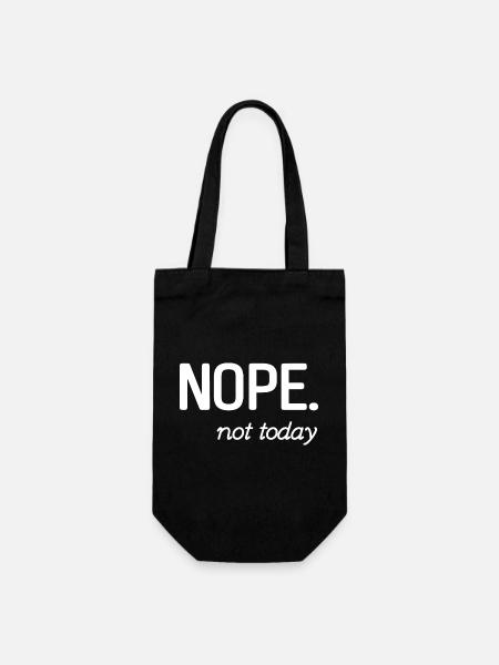 Conception de citation inspirante minimaliste - Sac à bouteille - noir
