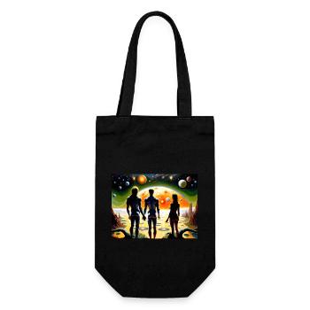 Paradise Lost #1 - Gift Bag for Bottles - black - Front