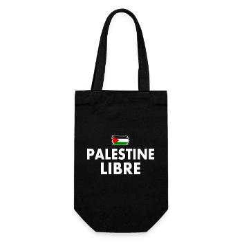 palestine libre - Sac à bouteille - noir - Devant