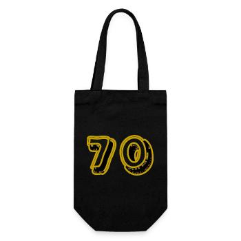 HAPPY BIRTHDAY. HAPPY BIRTHDAY. ANNIVERSARY. - Gift Bag for Bottles - black - Front