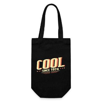 Cool since 1974 - Gift Bag for Bottles - black - Front