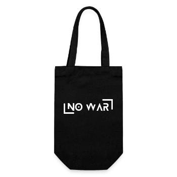 No War - Gift Bag for Bottles - black - Front