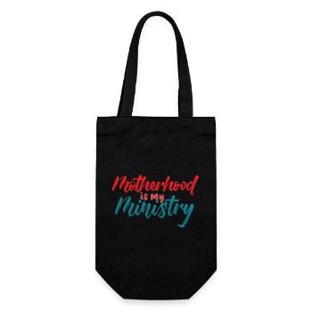 La maternité est mon ministère - Sac à bouteille - noir - Devant