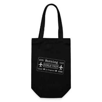 Attention Girls Trip en cours - Sac à bouteille - noir - Devant