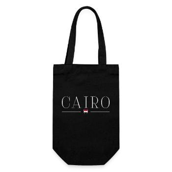Kairo T-Shirt Outfit Design - Geschenkbeutel für Flaschen - Schwarz - Vorne