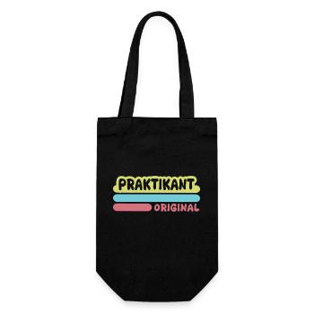 Intern as first name - Gift Bag for Bottles - black - Front