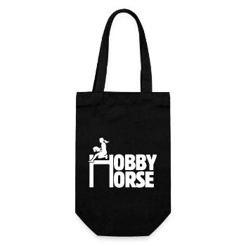 Cheval de loisir - Cheval de loisir - Équitation - Cadeau - Sac à bouteille - noir - Devant