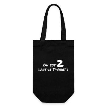 On est 2 - Sac à bouteille - noir - Devant
