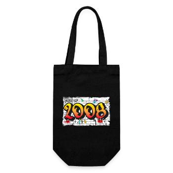 Vivid 2008 Graffiti – 17 Jahre mutige Energie - Geschenkbeutel für Flaschen - Schwarz - Vorne