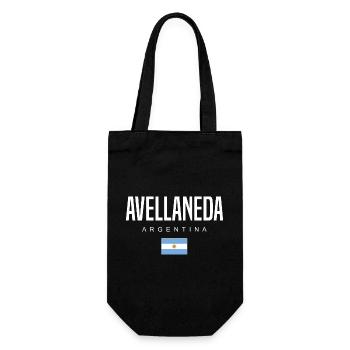 Avellaneda Argentina Argentinian - Gift Bag for Bottles - black - Front