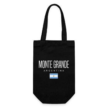 Monte Grande Argentina Argentinian - Gift Bag for Bottles - black - Front