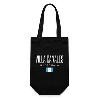 Villa Canales Guatemala Guatemalteken - Geschenkbeutel für Flaschen - Schwarz - Vorne