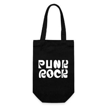 Punk Rock Mutig Retro Typ - Geschenkbeutel für Flaschen - Schwarz - Vorne