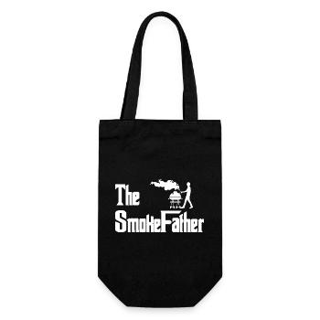 The Smoke Father Grill Artwork - Geschenkbeutel für Flaschen - Schwarz - Vorne