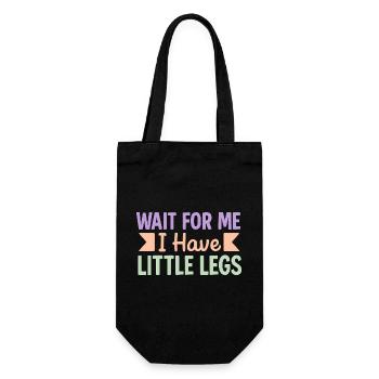 Cute Saying Humor Meme Funny Gift Idea - Gift Bag for Bottles - black - Front