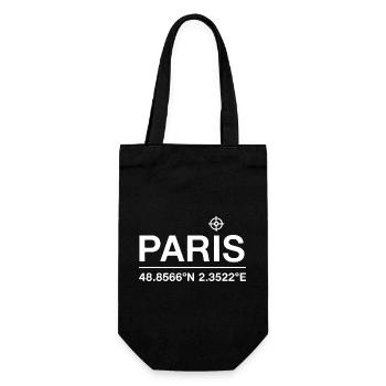 Paris Coordinate France Tour - Gift Bag for Bottles - black - Front