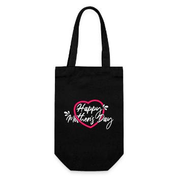 Bonne chemise de la fête des mères - Sac à bouteille - noir - Devant