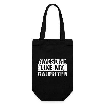 Pure folie : ma fille - Sac à bouteille - noir - Devant
