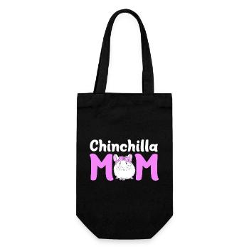 Chinchilla - Gift Bag for Bottles - black - Front