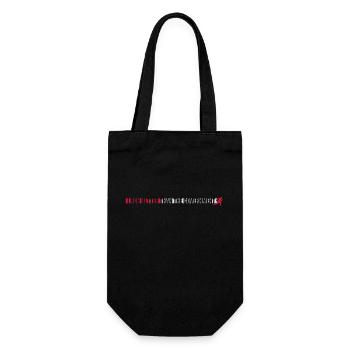 run better than government - Gift Bag for Bottles - black - Front