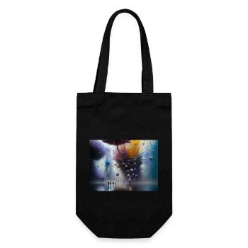 Journey in Actarus #6 - Gift Bag for Bottles - black - Front