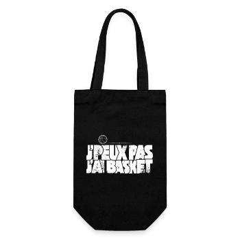 J'peux pas j'ai Basket - Sac à bouteille - noir - Devant