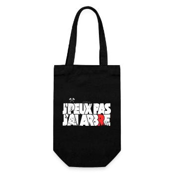 J'peux pas j'ai Arbre - Sac à bouteille - noir - Devant