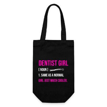 Dentiste Fille Identique À Une Fille Normale Juste Beaucoup Plus Cool - Sac à bouteille - noir - Devant