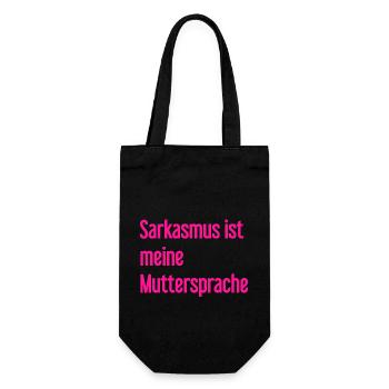 Sarcasm Pro - Gift Bag for Bottles - black - Front