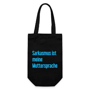 Sarkasmus-Profi - Geschenkbeutel für Flaschen - Schwarz - Vorne