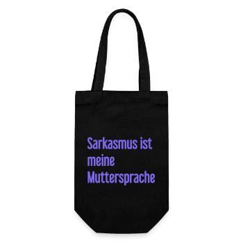 Sarcasm Pro - Gift Bag for Bottles - black - Front