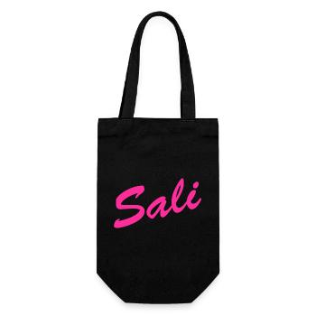 Sali zäme! - Geschenkbeutel für Flaschen - Schwarz - Vorne