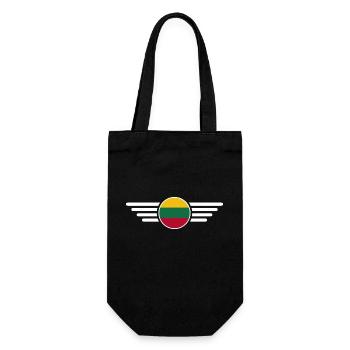 Lithuania Style Design T-Shirt - Gift Bag for Bottles - black - Front