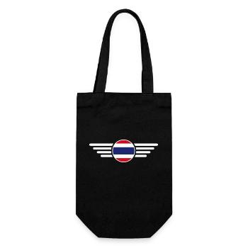 Thaïlande Style Design T-shirt - Sac à bouteille - noir - Devant