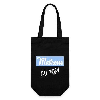THANK YOU. MISTRESS - Gift Bag for Bottles - black - Front