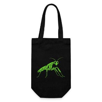 Mante religieuse - Sac à bouteille - noir - Devant